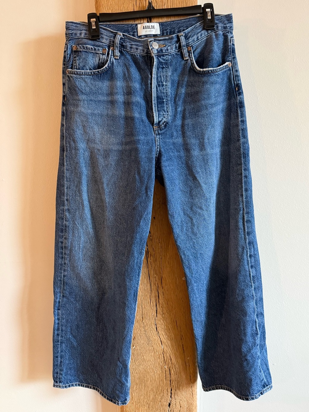 Agolde Ren High-Rise Wide-Leg Jeans Sz 29 - Picture 3 of 10